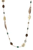 Alexis Bittar Alexis Bittar 10kt Gold Necklace With Pyrite, Blue Labradorite And Crystals