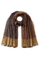Etro Etro Printed Scarf With Wool - Brown