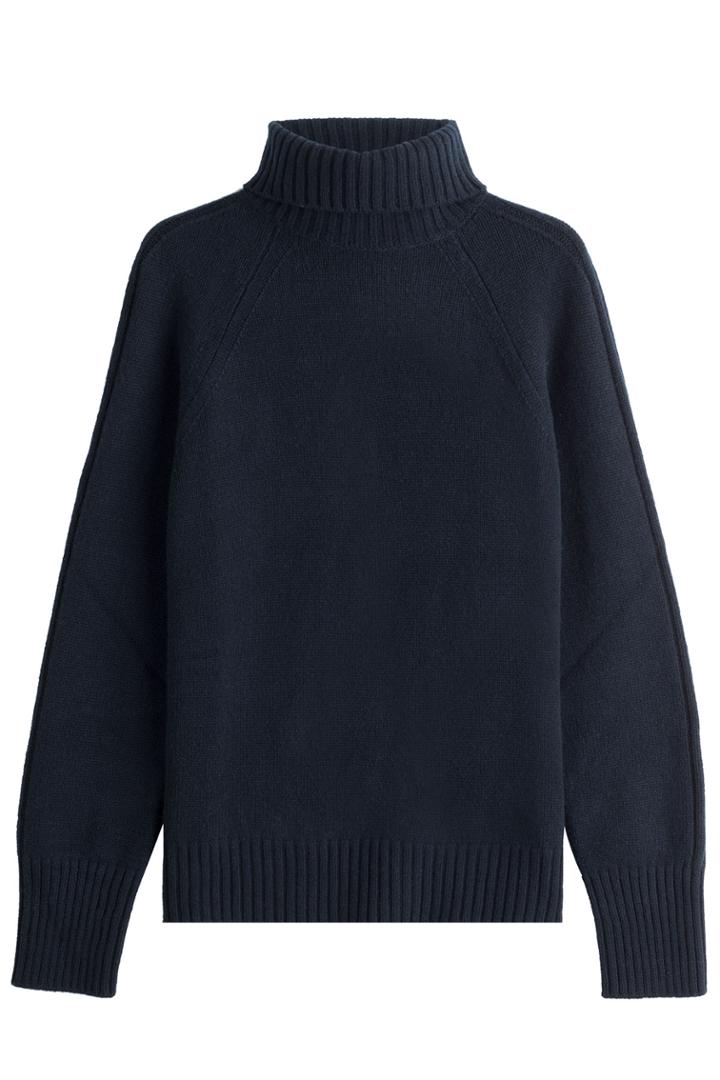 Iris Von Arnim Iris Von Arnim Virgin Wool Turtleneck With Cashmere - Blue