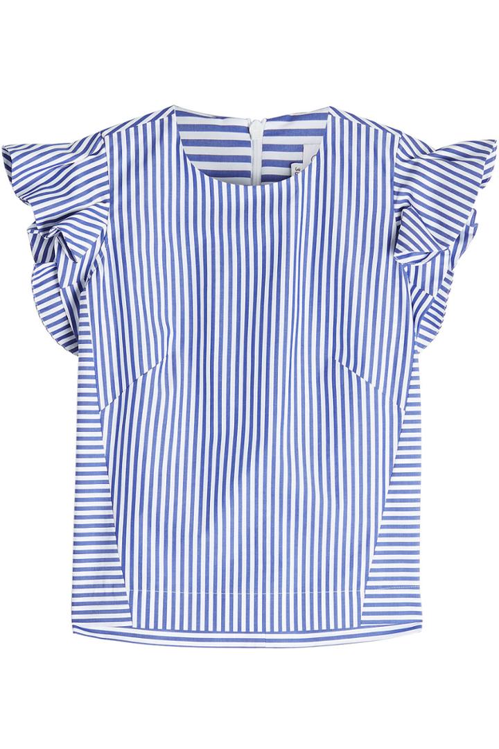 Stella Jean Stella Jean Striped Cotton Sleveless Blouse
