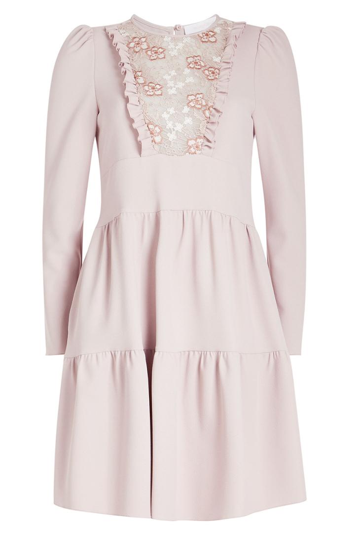See By Chloé See By Chloé Mini Dress With Lace