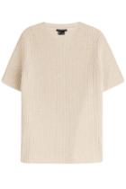 Theory Theory Wool-cashmere Top - Beige