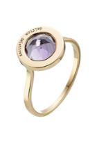 Delfina Delettrez Delfina Delettrez Seal 18kt Yellow Gold Ring With Amethyst