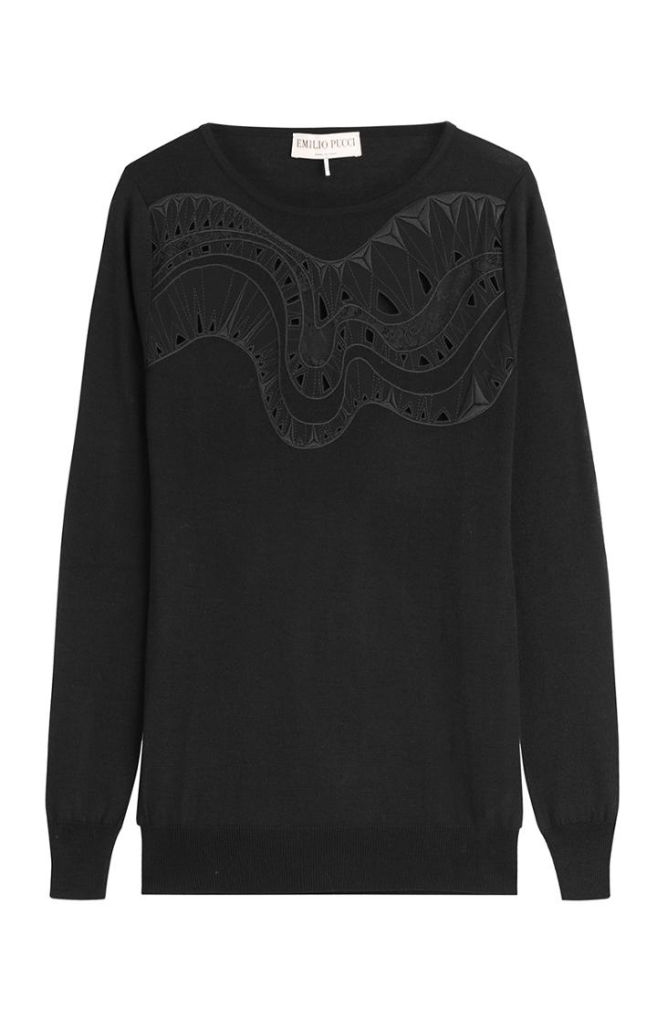 Emilio Pucci Embroidered Wool Pullover