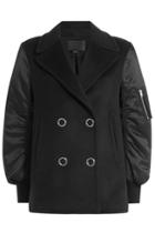 Alexander Wang Alexander Wang Pea Coat Bomber Jacket With Wool And Cashmere