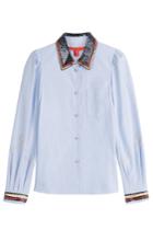 Hilfiger Collection Hilfiger Collection Cotton Shirt With Embellished Collar