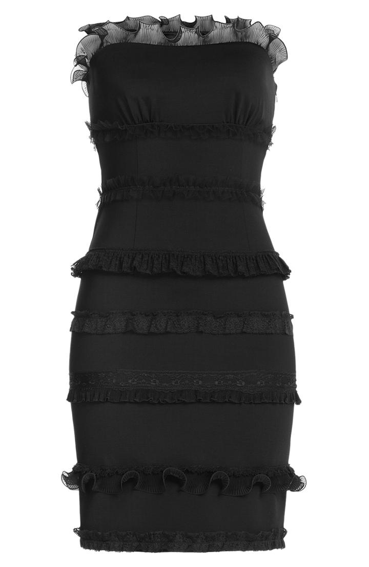 Boutique Moschino Ruffled Bustier Dress