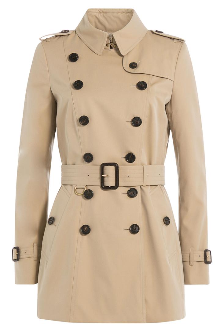 Burberry London Burberry London Chelsea Cotton Trench Jacket - Beige
