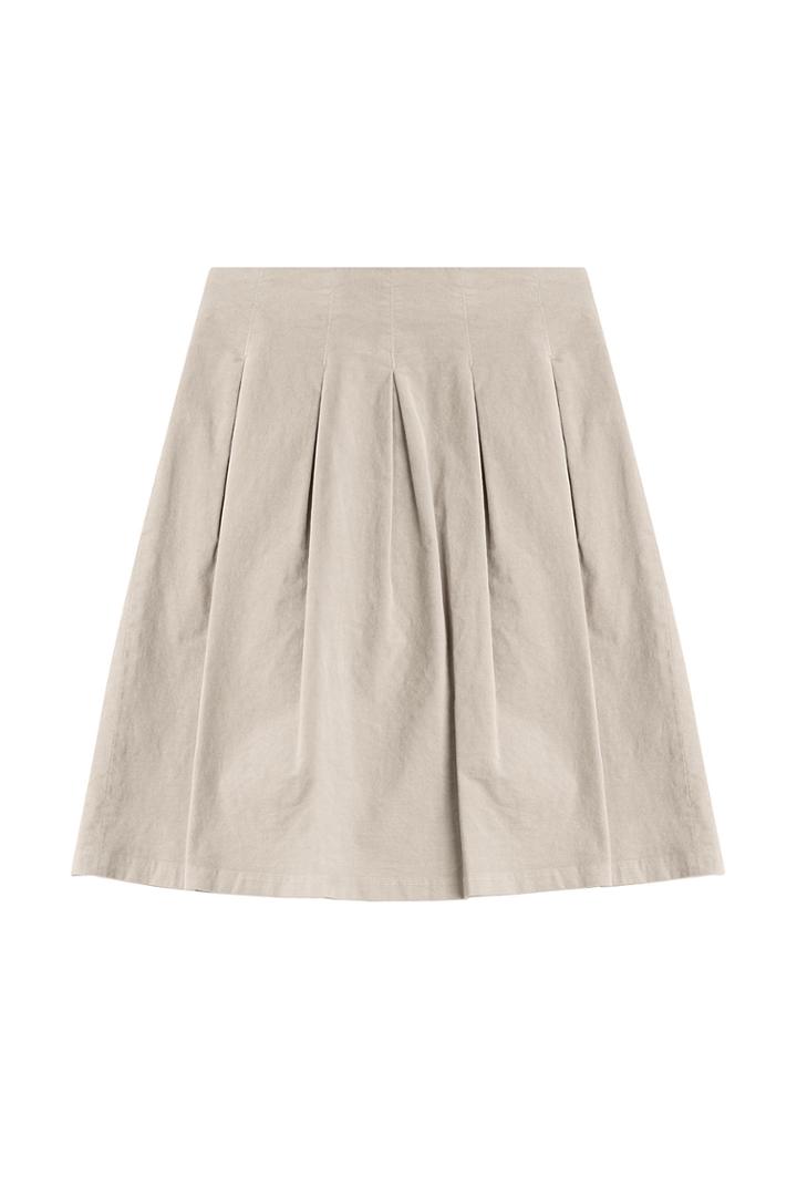 Steffen Schraut Steffen Schraut Hacienda Pleated Cotton Skirt - Black