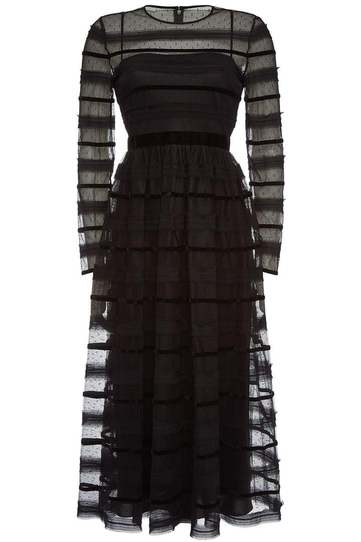 Red Valentino Red Valentino Evening Gown With Tulle