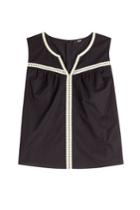 Steffen Schraut Steffen Schraut Cotton Shell With Embroidered Trim