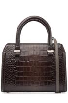 Victoria Beckham Victoria Beckham Mini Victoria Embossed Leather Tote