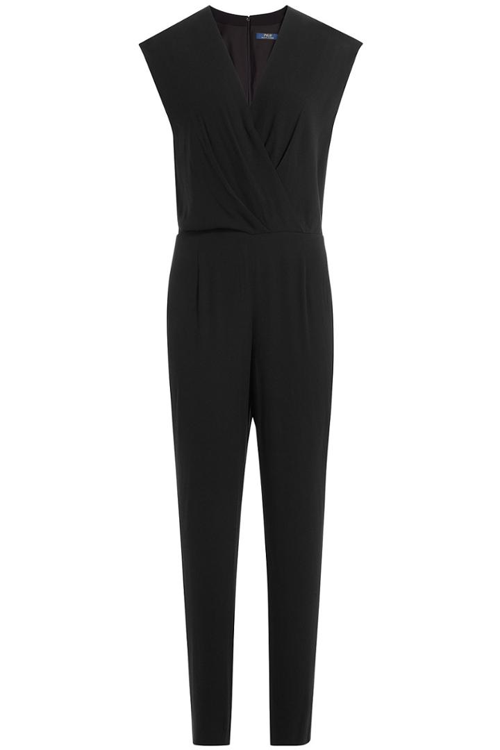 Polo Ralph Lauren Polo Ralph Lauren Faux-wrap Jumpsuit - Black