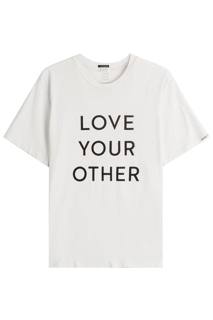 Mother Mother Printed Cotton T-shirt - White