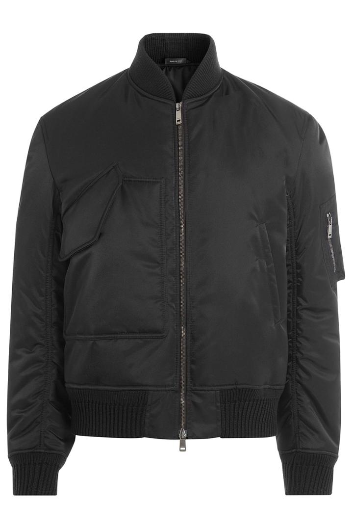 Jil Sander Jil Sander Bomber Jacket - Black