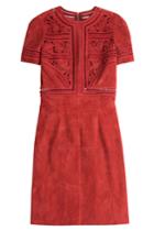 Jitrois Jitrois Suede Dress With Cut-out Detail - Red