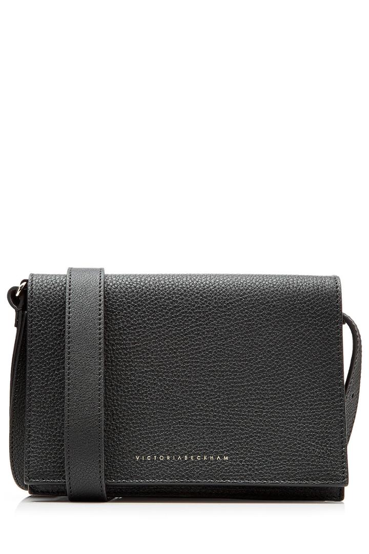 Victoria Beckham Victoria Beckham Mini Leather Shoulder Bag - Black