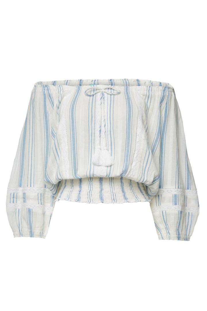 Melissa Odabash Melissa Odabash Azura Off-the-shoulder Cotton Top