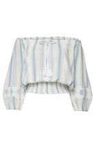 Melissa Odabash Melissa Odabash Azura Off-the-shoulder Cotton Top