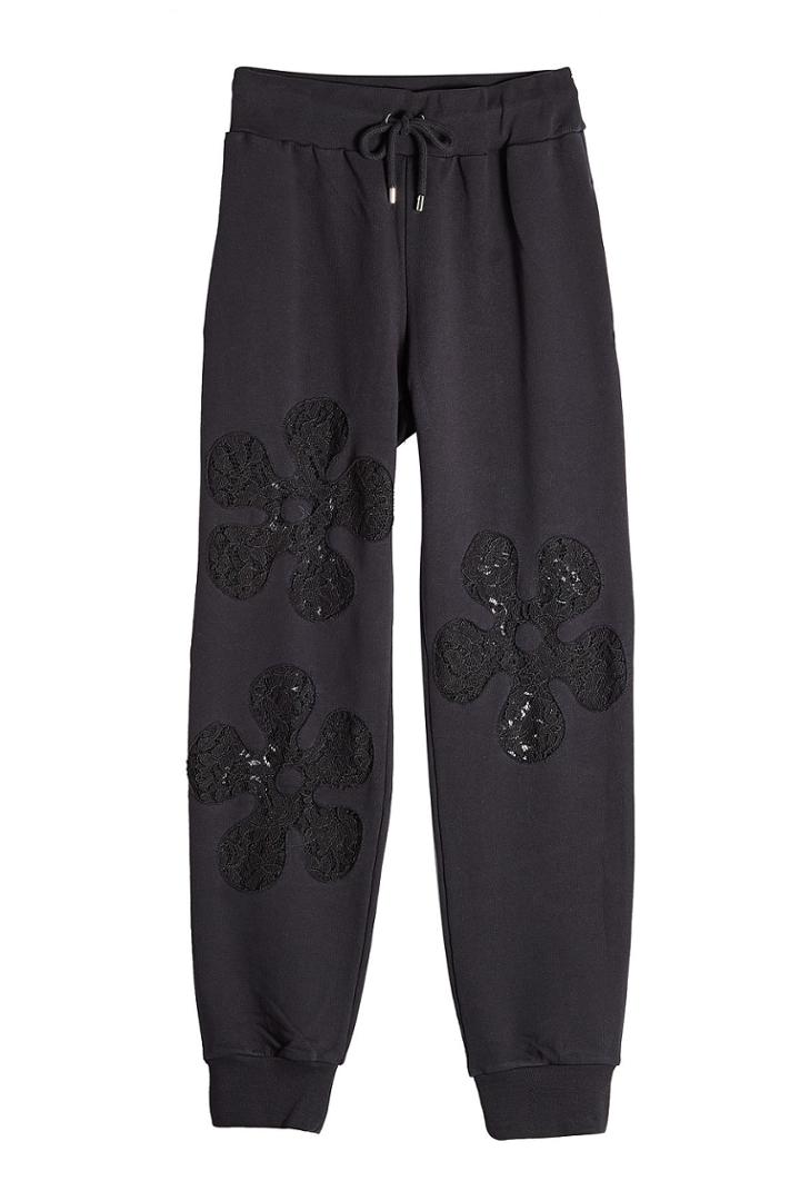 Moschino Moschino Cotton Sweatpants With Lace