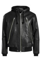 Maison Margiela Maison Margiela Leather Jacket With Hood