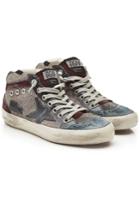 Golden Goose Deluxe Brand Golden Goose Deluxe Brand Mid Star Suede And Leather Sneakers