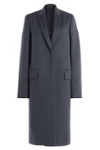 Jil Sander Jil Sander Wool Coat With Cashmere - Blue