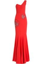 Roland Mouret Asymmetric Dress With Applique
