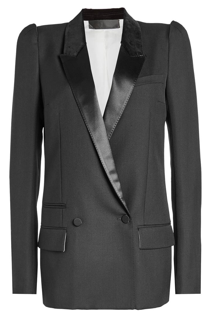 Haider Ackermann Haider Ackermann Wool Blazer With Velvet And Satin Lapels