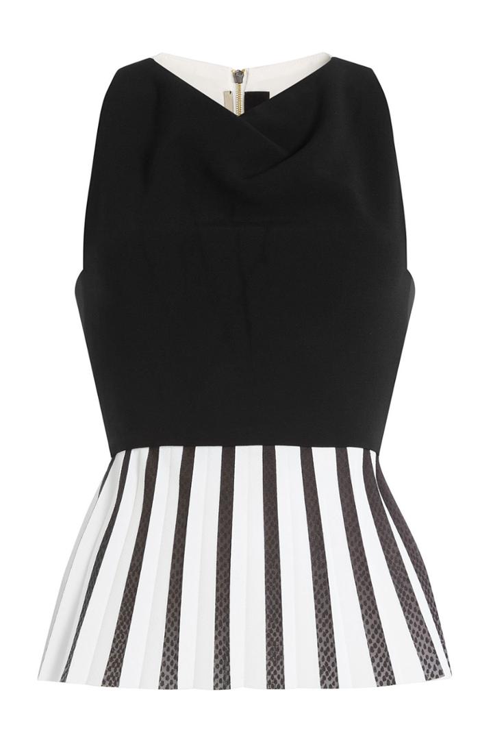 Roland Mouret Roland Mouret Sleeveless Top With Contrast Hem