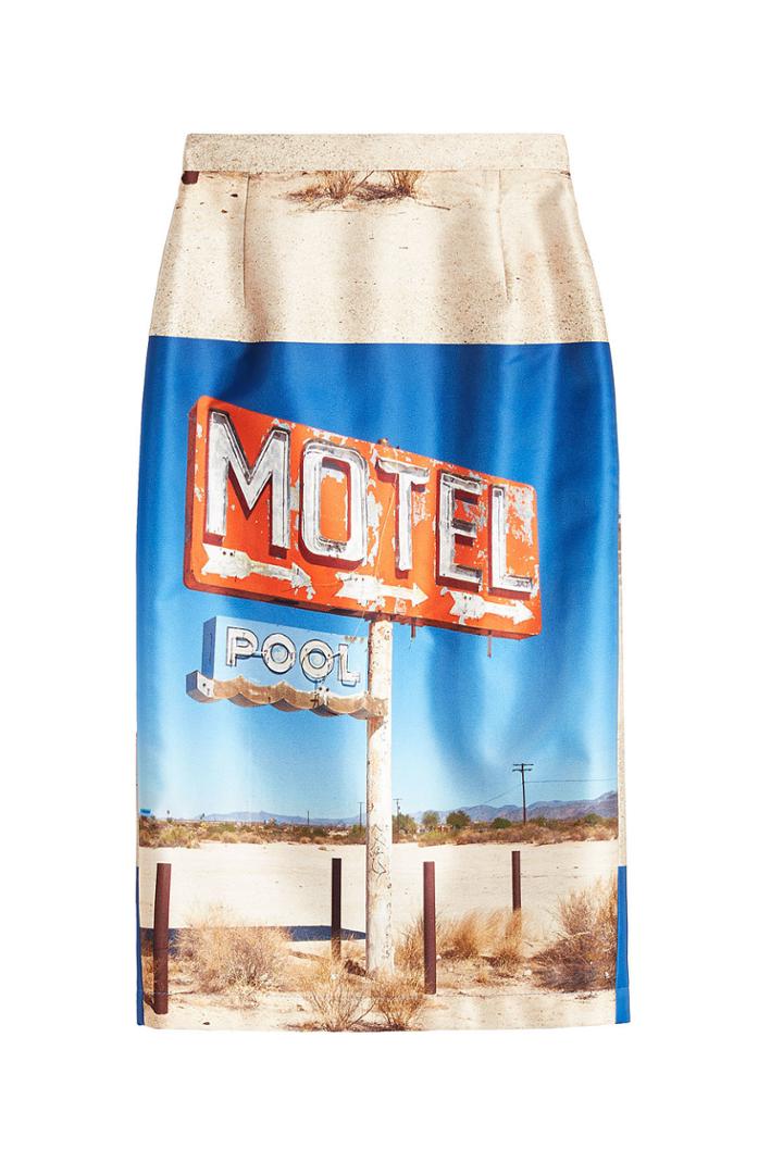 N°21 N°21 Printed Pencil Skirt