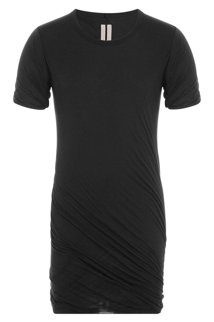 Rick Owens Men Rick Owens Men Draped Cotton T-shirt