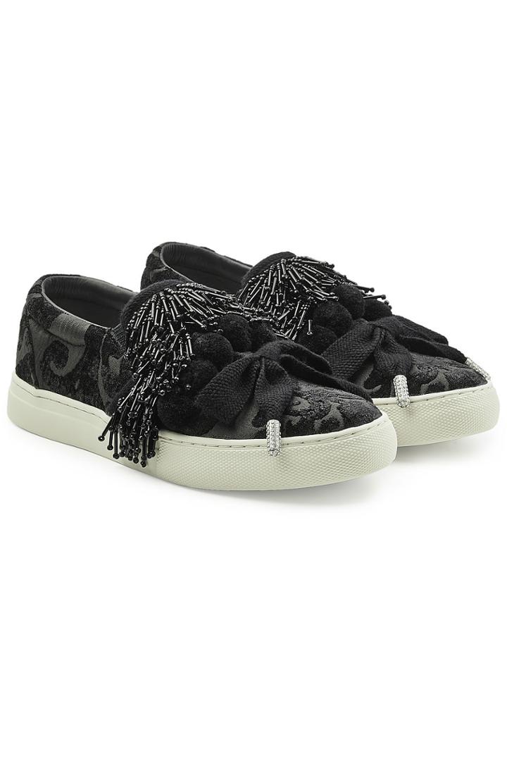 Marc Jacobs Marc Jacobs Mercer Pompom Embellished Sneakers