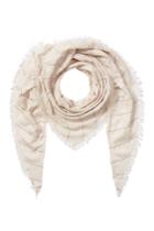 Brunello Cucinelli Brunello Cucinelli Embellished Cashmere-silk Scarf - Beige