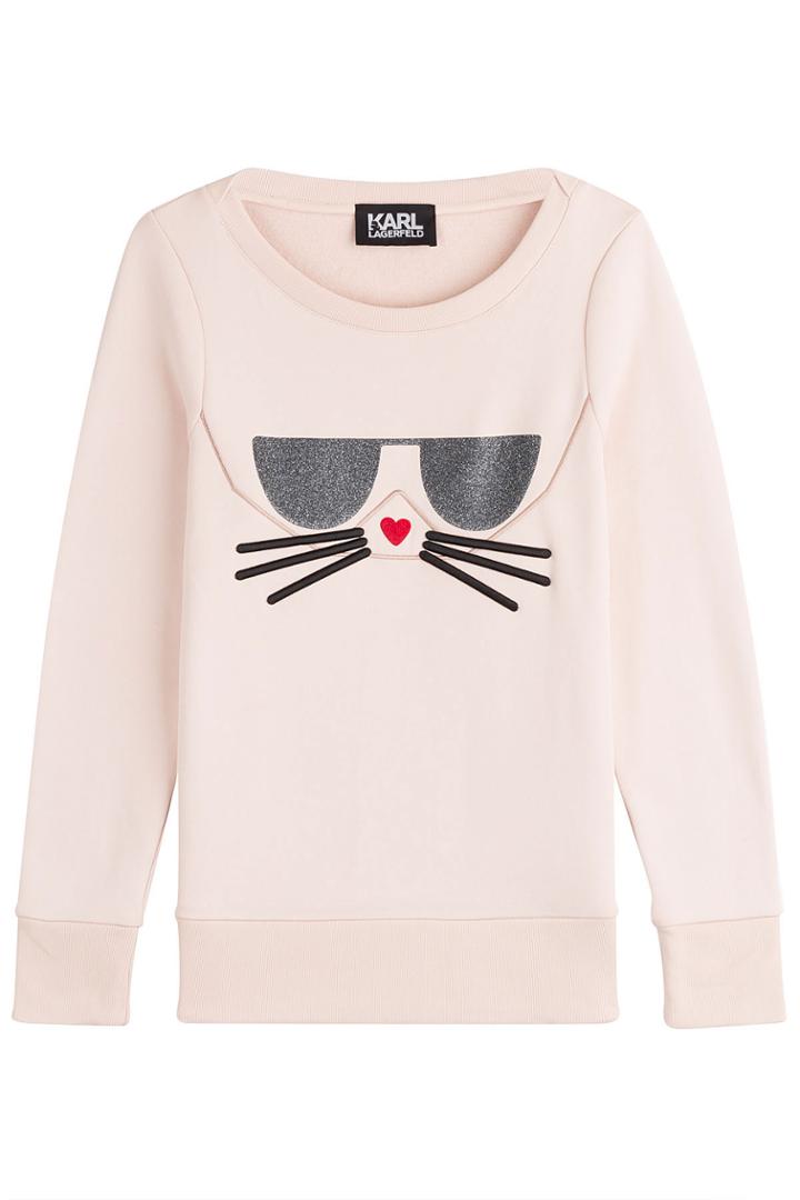 Karl Lagerfeld Karl Lagerfeld Sweatshirt With Cotton - Pink