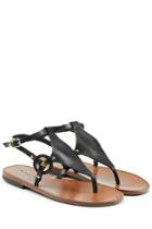 Lautre Chose Lautre Chose Leather Sandals - Black