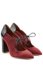 Malone Souliers Malone Souliers Suede Pumps With Lace-up Front