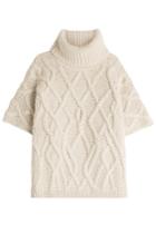 Woolrich Woolrich Knit Cape With Wool And Alpaca - Beige