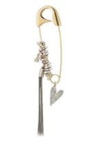 Sonia Rykiel Sonia Rykiel Safety Pin Brooch With Charms - Gold