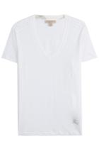 Burberry Brit Burberry Brit Linen V-neck T-shirt - White