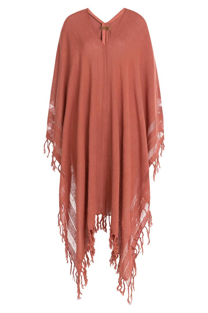 Caravana Caravana Fringed Cotton Kaftan