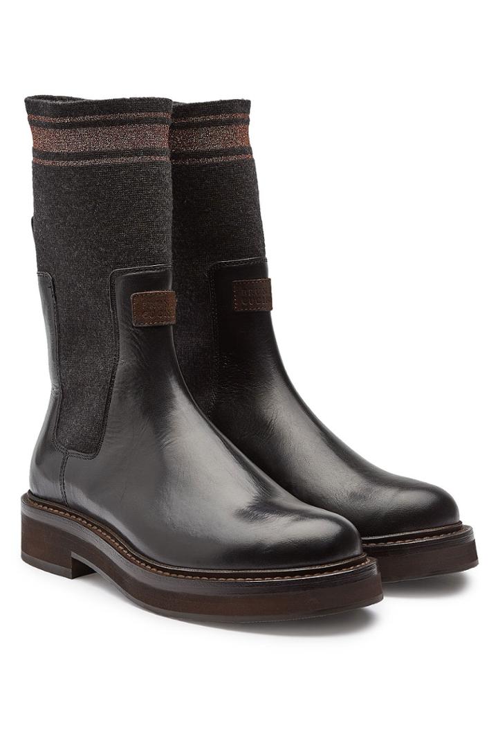 Brunello Cucinelli Brunello Cucinelli Leather Ankle Boots