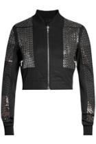 Rick Owens Rick Owens Zipped Jacket With Sequins
