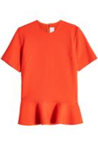 Victoria Victoria Beckham Victoria Victoria Beckham Peplum Top With Wool