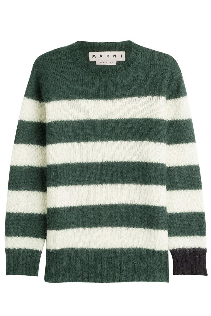 Marni Marni Striped Pullover With Mohair