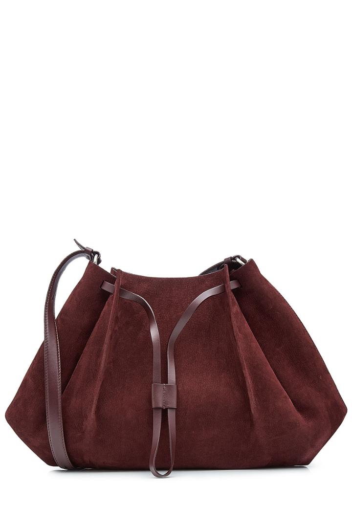 Maison Margiela Maison Margiela Nubuck Drawstring Shoulder Bag