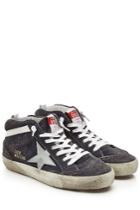 Golden Goose Golden Goose Mid Star Suede And Leather Sneakers