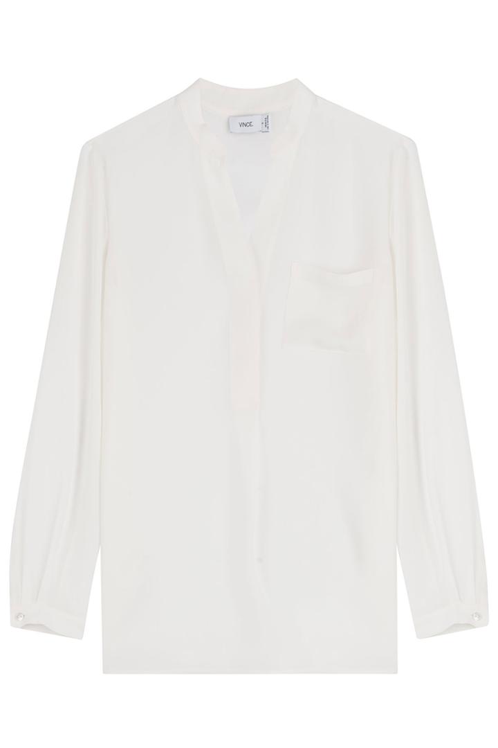 Vince Vince Silk Blouse - White