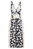 Proenza Schouler Proenza Schouler Printed Dress With Ruffle Peplum