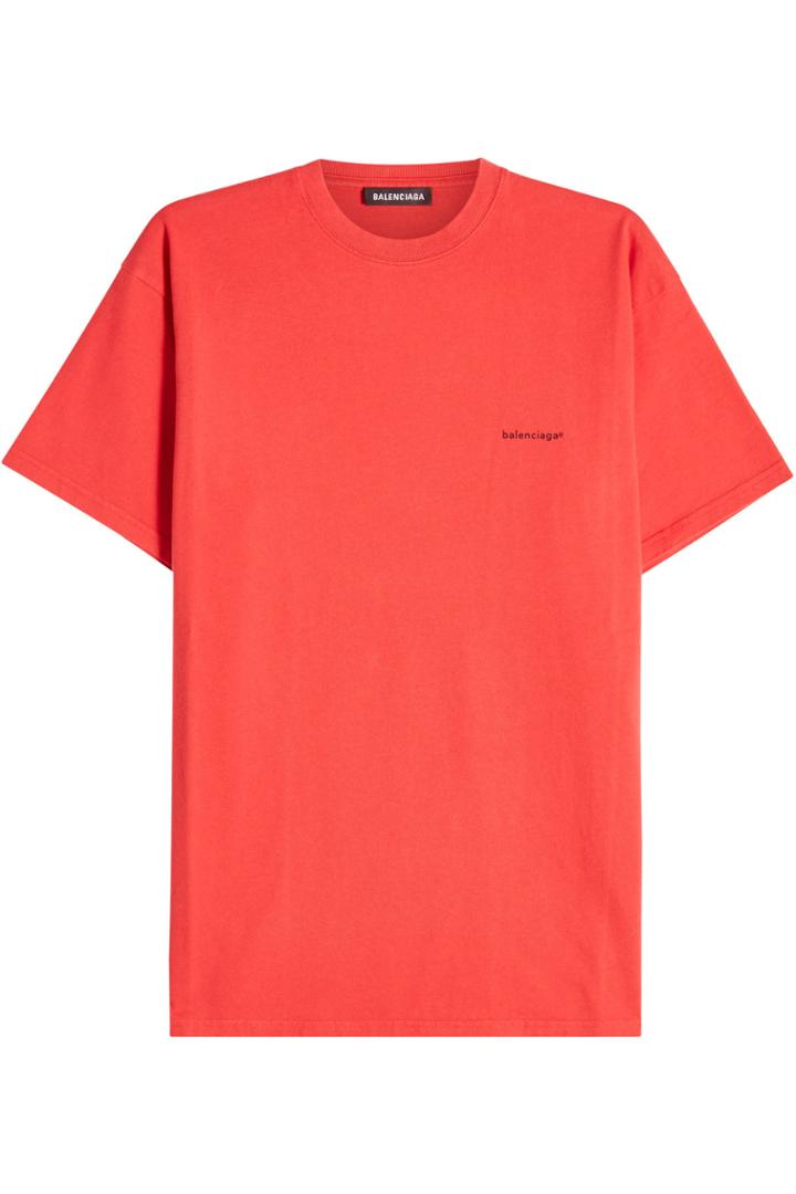 Balenciaga Balenciaga Printed Cotton T-shirt